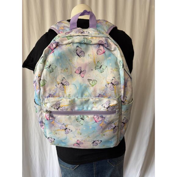Butterfly Print Backpack - Picture 1 of 7